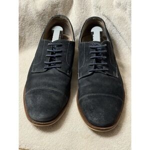 Banana Republic Black Suede Leather Men's Dress Shoes‎ Size 9 M